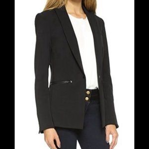 Veronica Beard Scuba Dickey BLK jacket size 6
